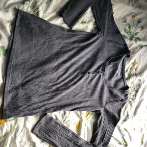 Hollister Long Sleeve Ribbed Tee